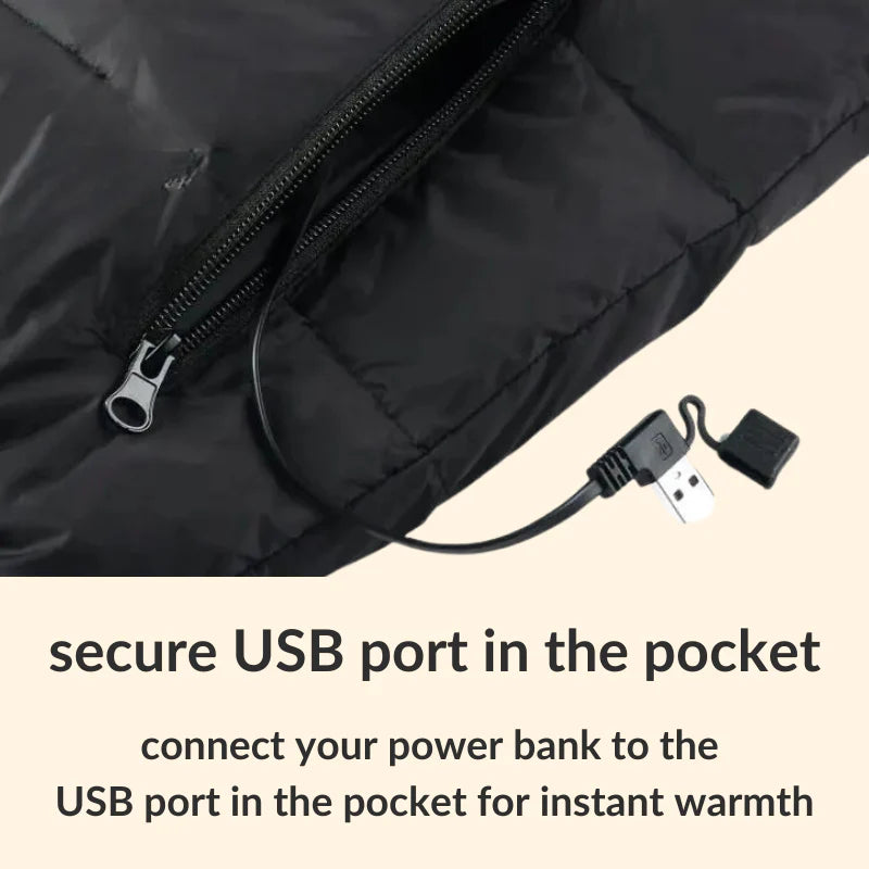 Heated Puffer Jacket | Stop Freezing In 30 Seconds - 21 Heating Zones