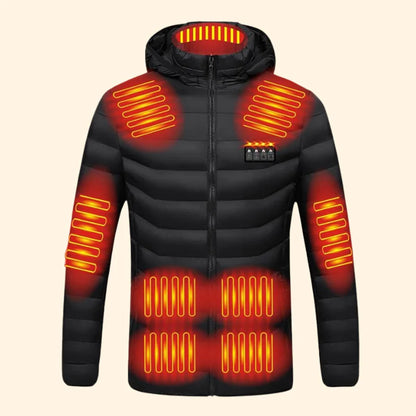 Heated Puffer Jacket | Stop Freezing In 30 Seconds - 21 Heating Zones