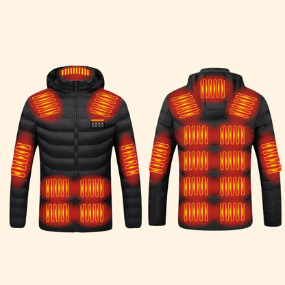 Heated Puffer Jacket | Stop Freezing In 30 Seconds - 21 Heating Zones