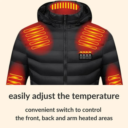 Heated Puffer Jacket | Stop Freezing In 30 Seconds - 21 Heating Zones