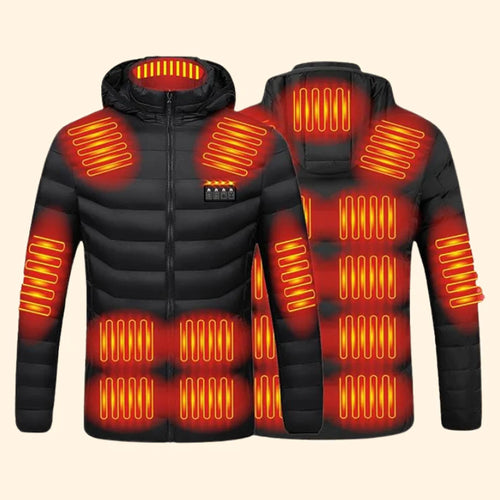 Heated Puffer Jacket | Stop Freezing In 30 Seconds - 21 Heating Zones