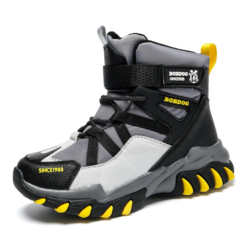 NNEOBA Cold Resistance -30℃ Winter Snow Boots for Boys & Girls